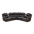 9508DB*SCPW (3)3-Piece Power Reclining Sectional with Consoles, Speakers, Subwoofer and LED Lighting - 9508DB*SCPW
