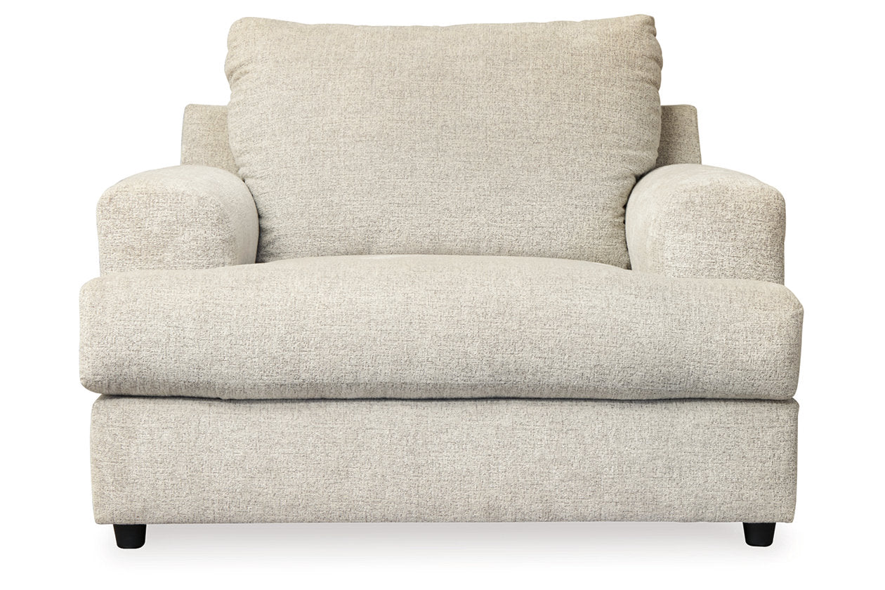 Soletren Stone Sofa and Oversized Chair -  Ashley - Luna Furniture