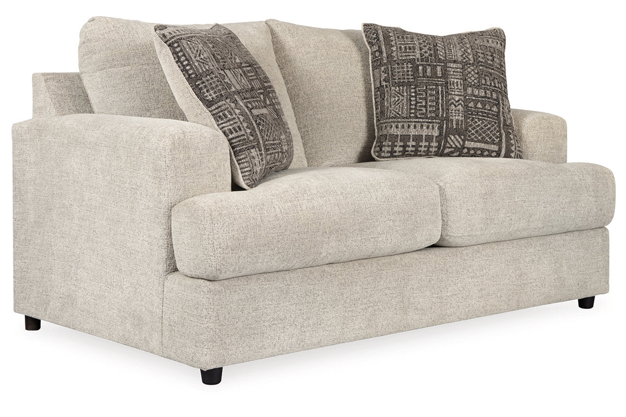 Soletren Stone Sofa, Loveseat, and Ottoman -  Ashley - Luna Furniture