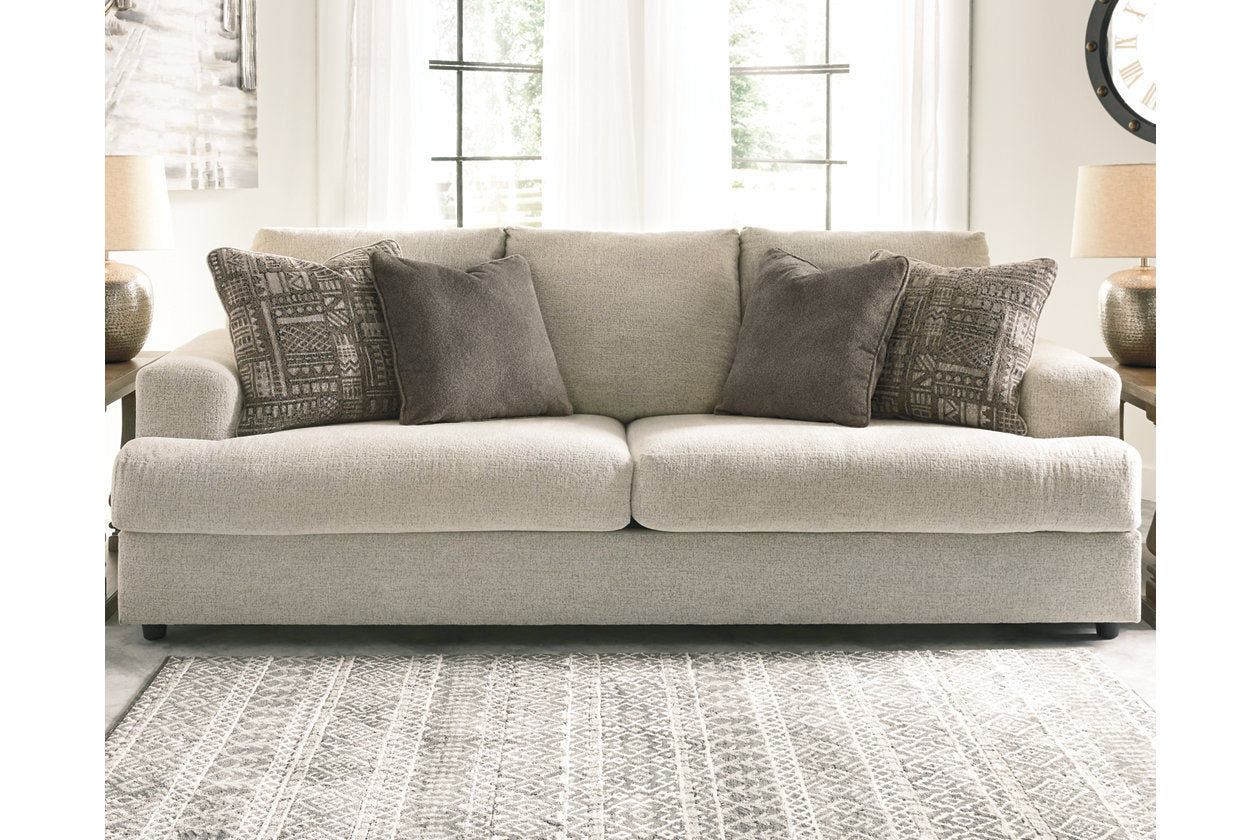 Soletren Stone Sofa, 2 Chairs, and Ottoman -  Ashley - Luna Furniture