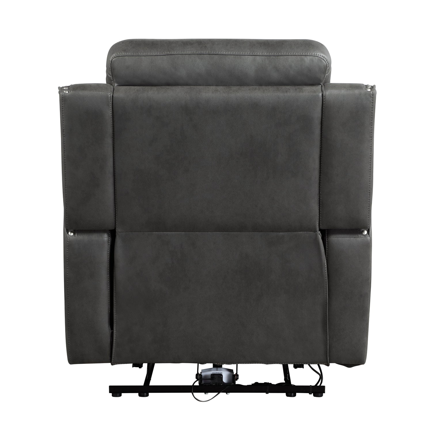 Kellen Smoky Gray Double Reclining Living Room Set from Homelegance - Luna Furniture