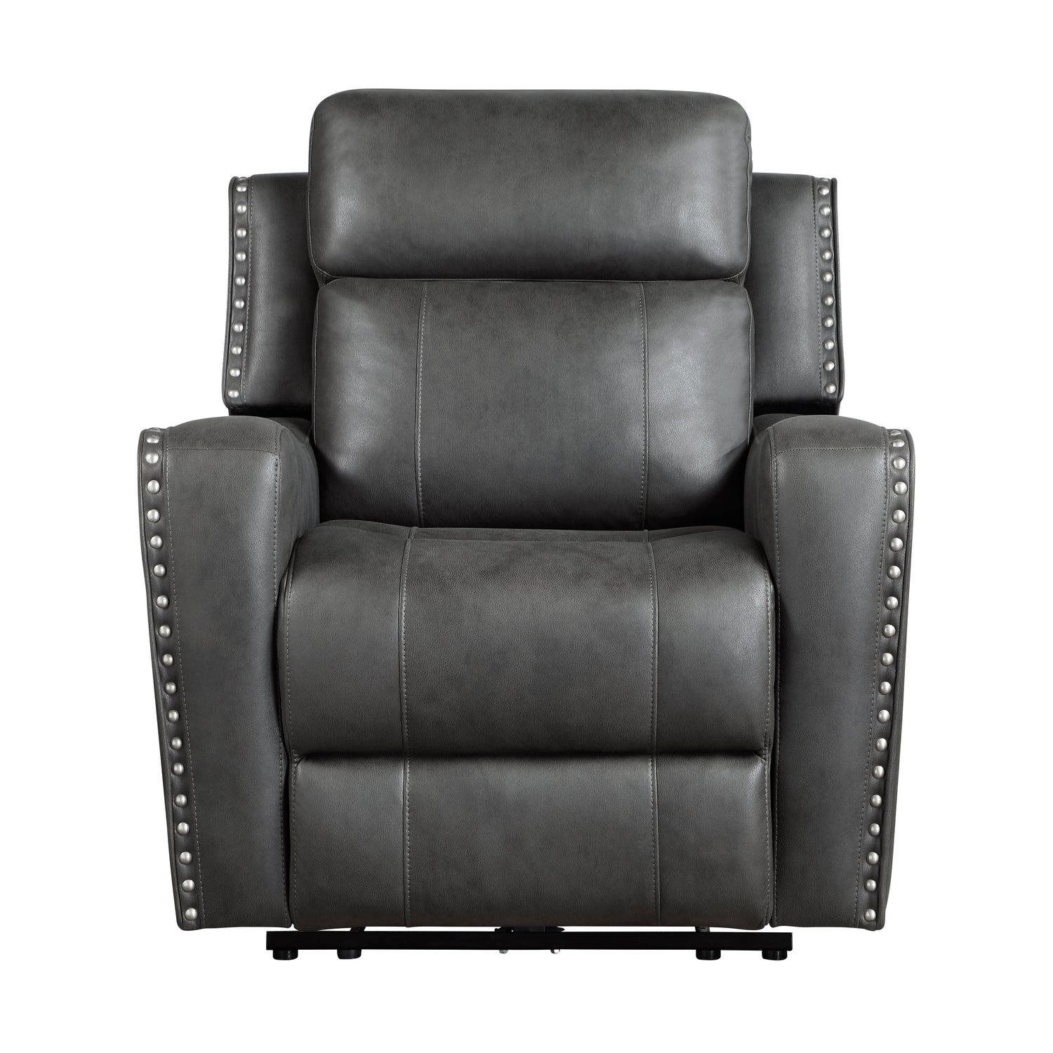 Kellen Smoky Gray Power Double Reclining Living Room Set from Homelegance - Luna Furniture