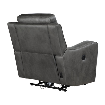 9515DGY-1PW Power Reclining Chair - 9515DGY-1PW