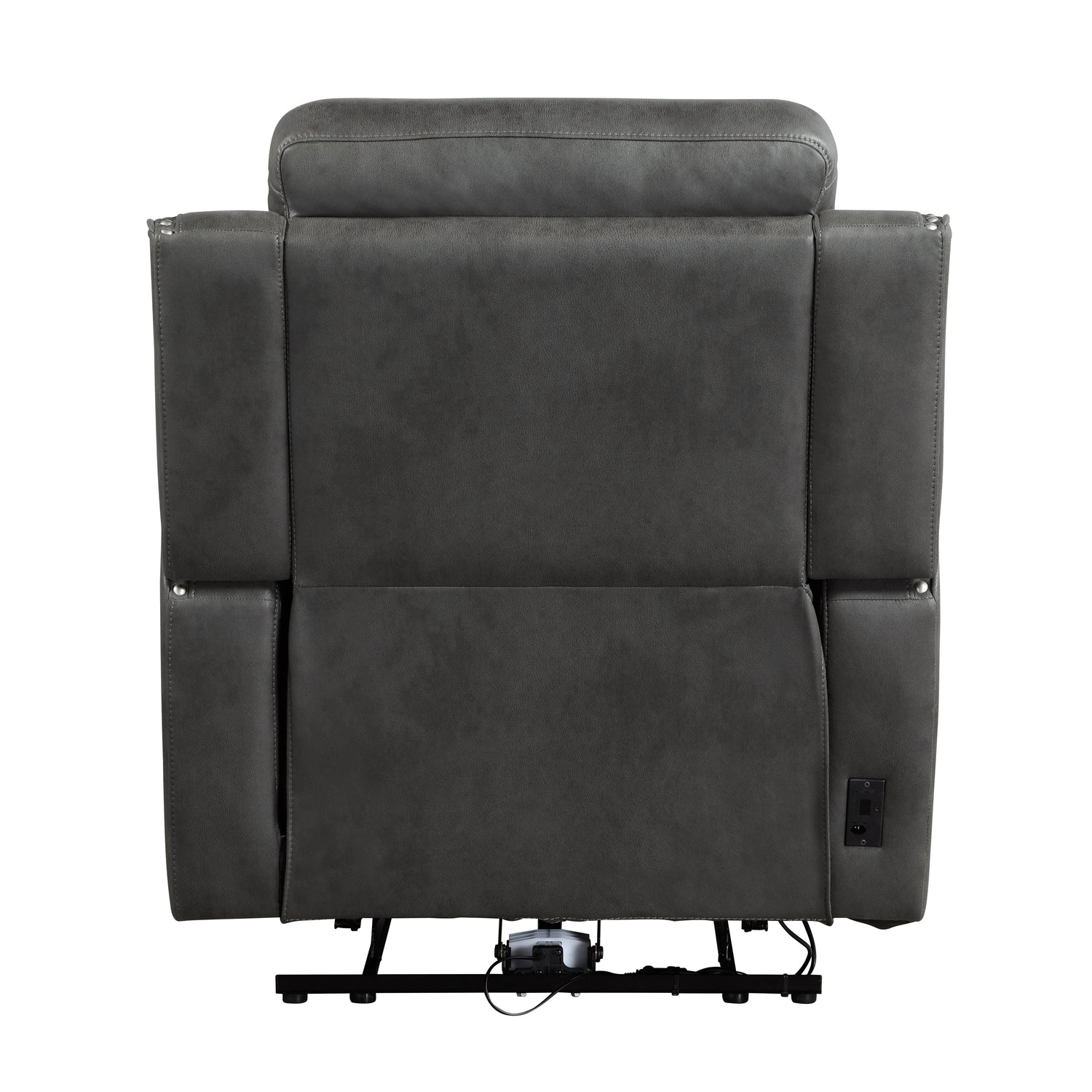 Kellen Smoky Gray Power Double Reclining Living Room Set from Homelegance - Luna Furniture