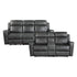 9515DGY*2 2pc Set: Sofa, Love - 9515DGY*2