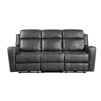 9515DGY*2PW 2pc Set: Sofa, Love (Power) - 9515DGY*2PW