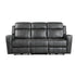 9515DGY-3 Double Reclining Sofa - 9515DGY-3