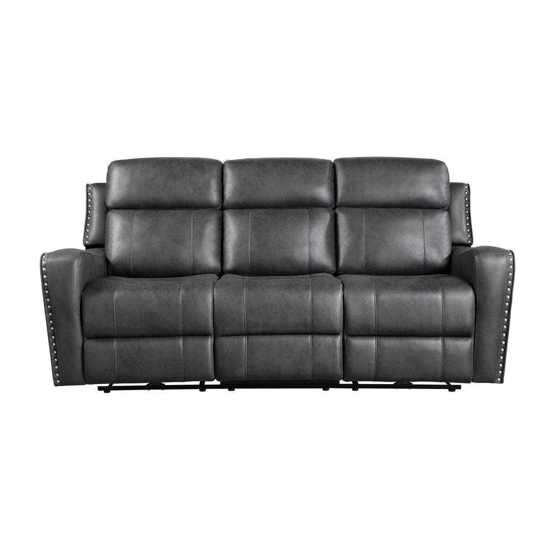 9515DGY-3PW Power Double Reclining Sofa - 9515DGY-3PW