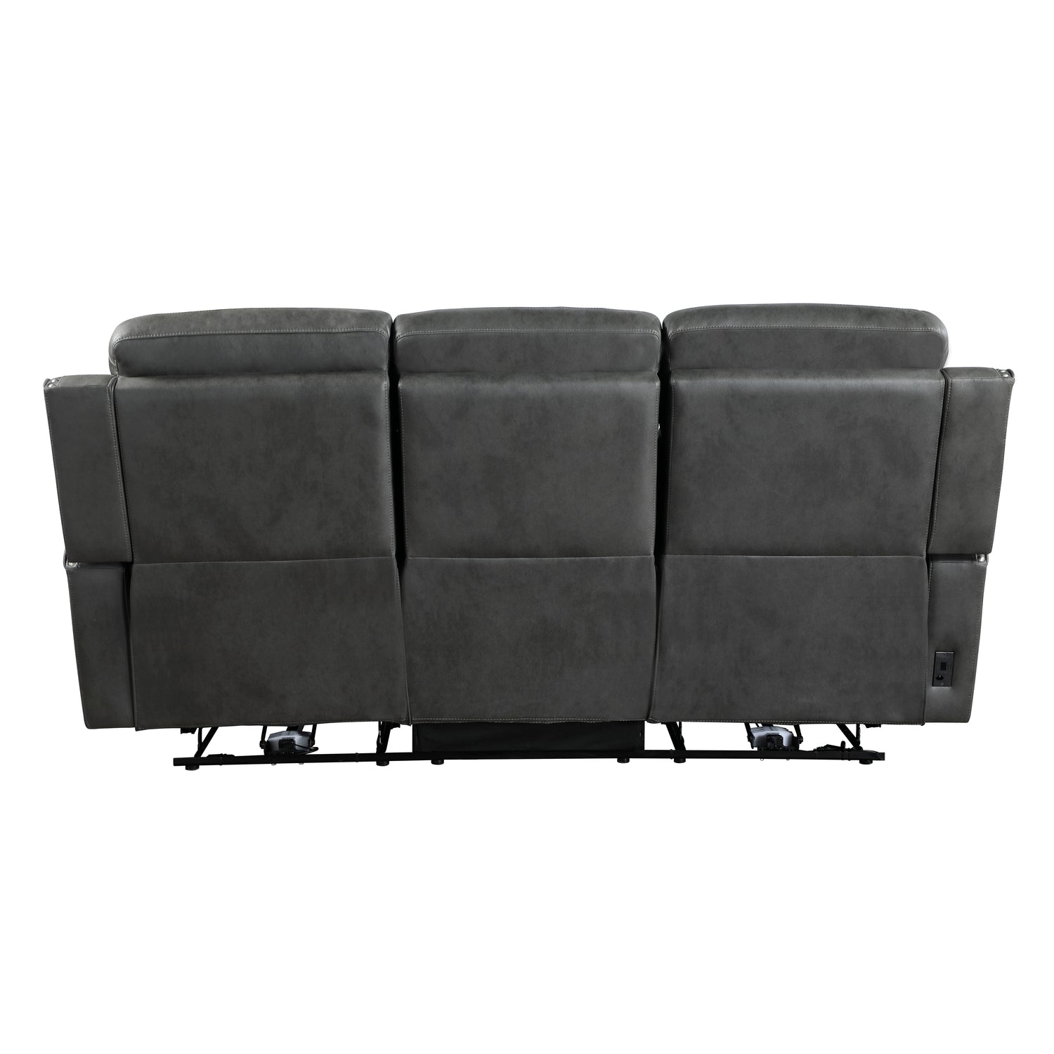 9515DGY-3PW Power Double Reclining Sofa - 9515DGY-3PW