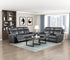 Kellen Smoky Gray Power Double Reclining Living Room Set from Homelegance - Luna Furniture