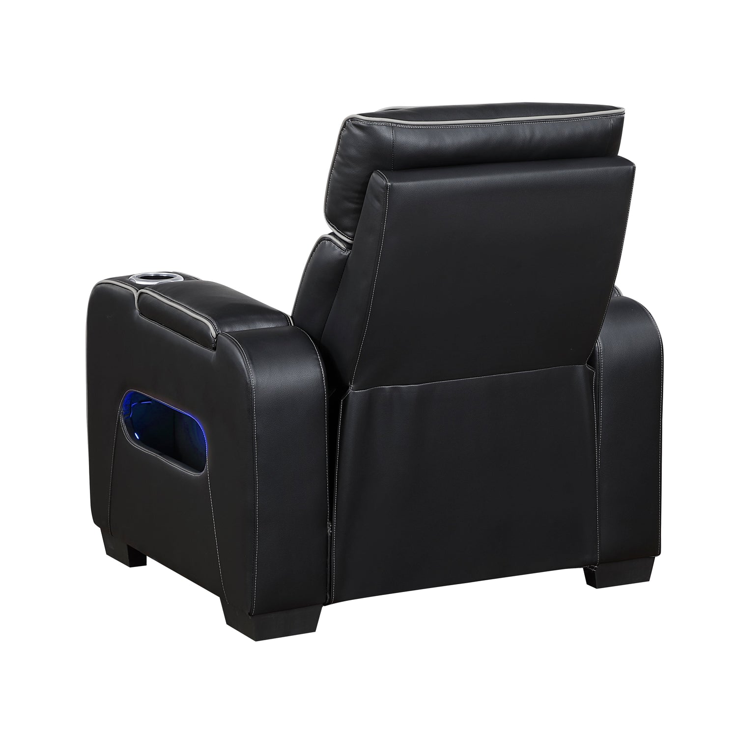 Fairway Black Power Double Reclining Living Room Set from Homelegance - Luna Furniture