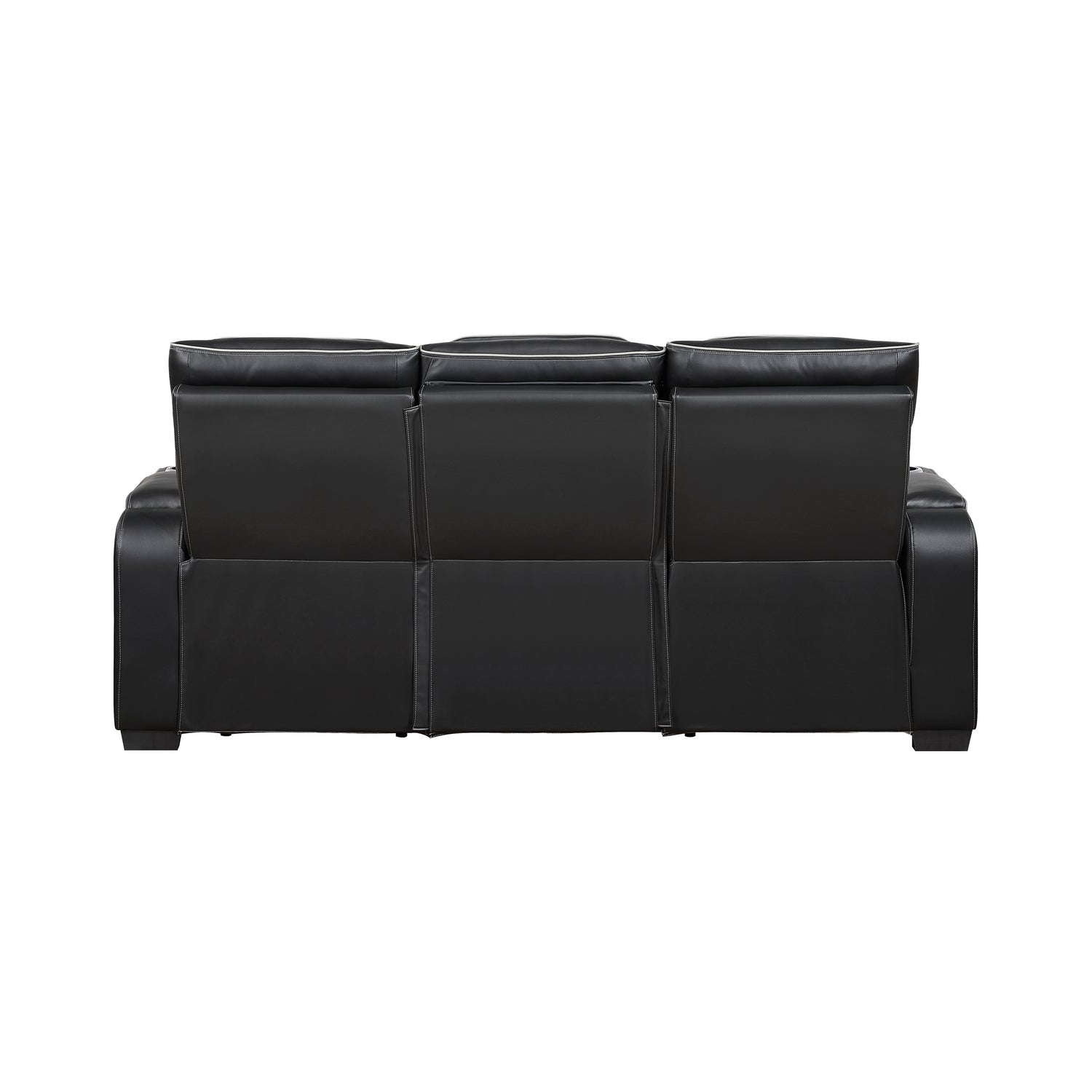 9516BLK*2PWH 2pc Set: Sofa, Love (Power) - 9516BLK*2PWH