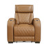 9516BRW-1PWH Power Reclining Chair with Power Headrest, Cup holders and Storage Arms(Top and Side), Charging Ports and LED lighting - 9516BRW-1PWH