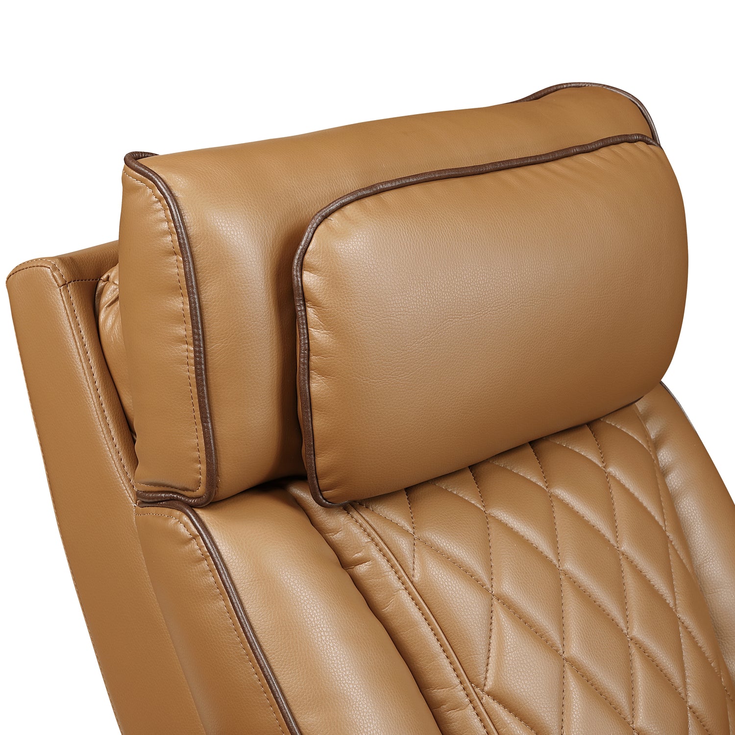 9516BRW-1PWH Power Reclining Chair with Power Headrest, Cup holders and Storage Arms(Top and Side), Charging Ports and LED lighting - 9516BRW-1PWH