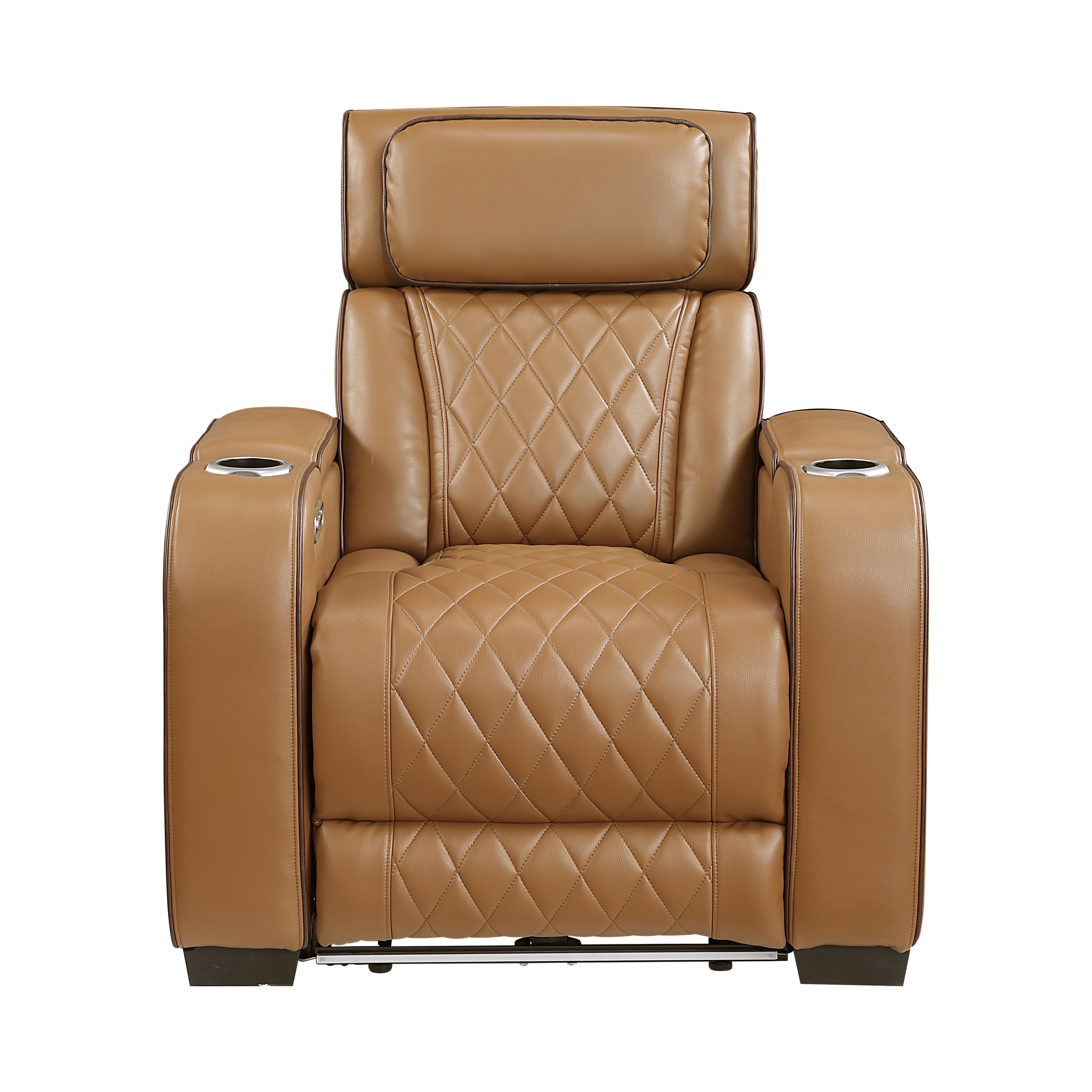 Fairway Brown Power Double Reclining Living Room Set from Homelegance - Luna Furniture