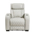 9516TPE-1PWH Power Reclining Chair with Power Headrest, Cup holders and Storage Arms(Top and Side), Charging Ports and LED lighting - 9516TPE-1PWH