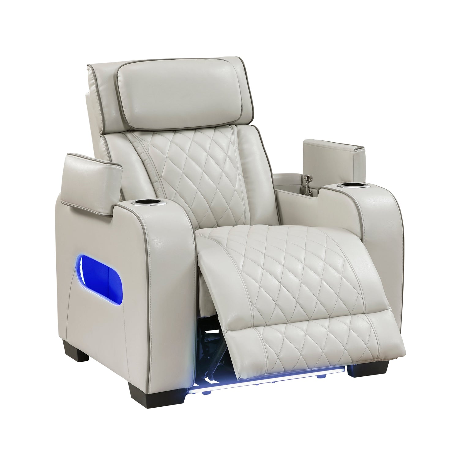 Fairway Taupe Power Double Reclining Living Room Set from Homelegance - Luna Furniture