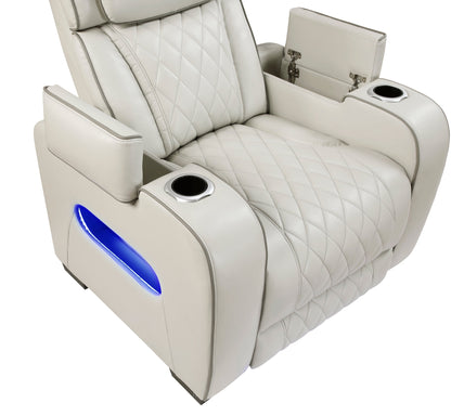 Fairway Taupe Power Double Reclining Living Room Set from Homelegance - Luna Furniture