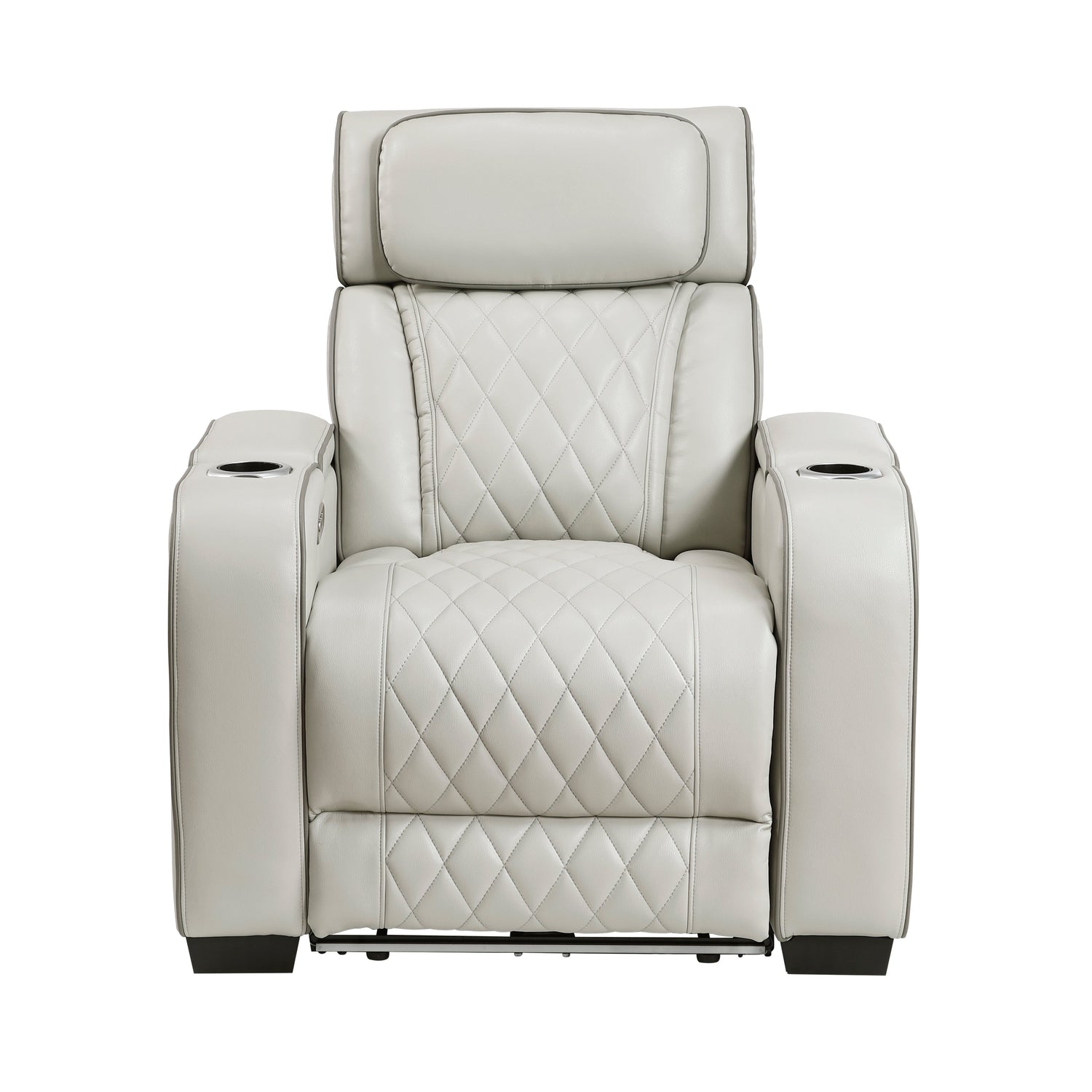 Fairway Taupe Power Double Reclining Living Room Set from Homelegance - Luna Furniture