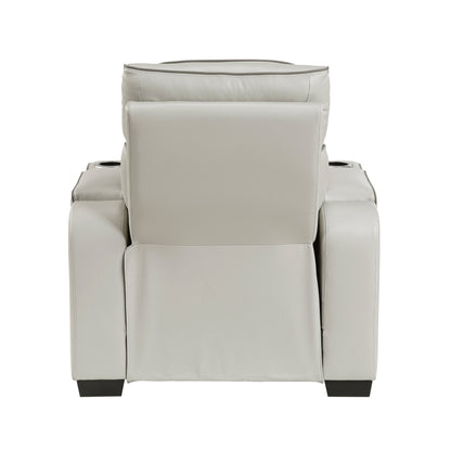 Fairway Taupe Power Double Reclining Living Room Set from Homelegance - Luna Furniture