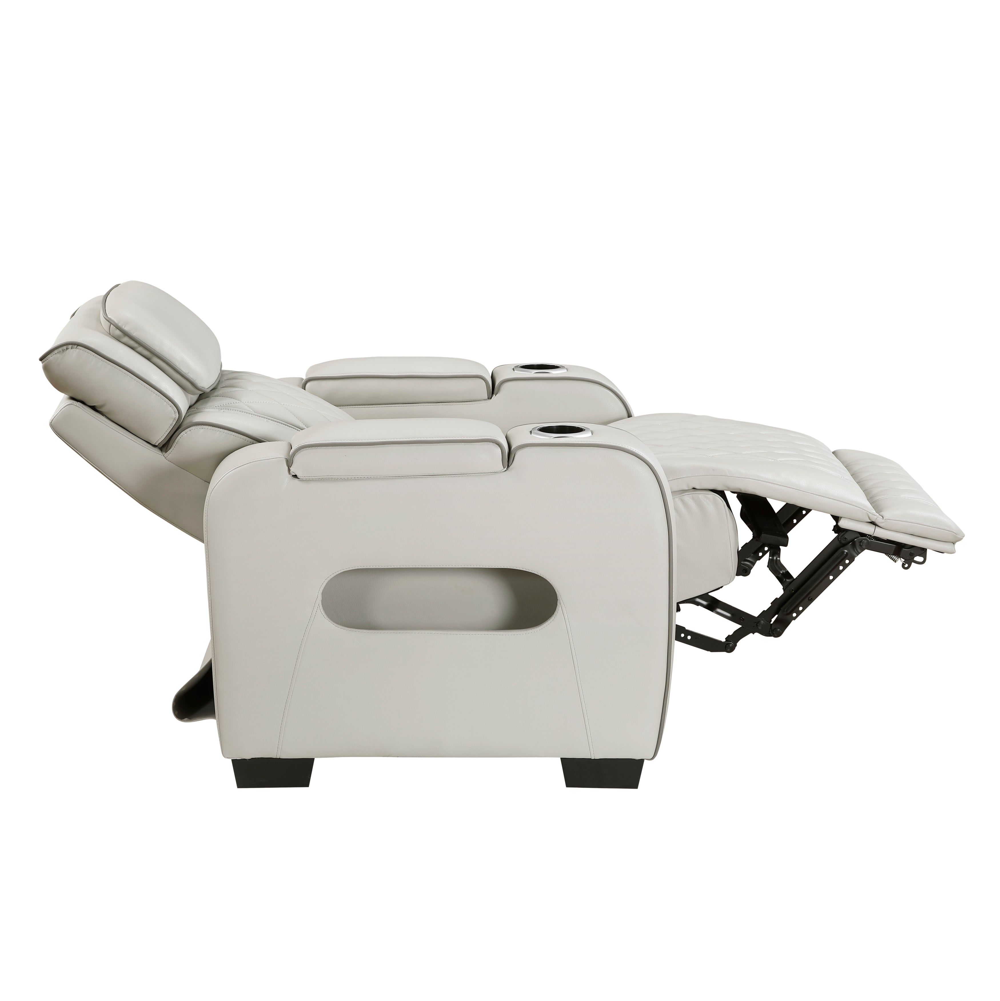 Fairway Taupe Power Double Reclining Living Room Set from Homelegance - Luna Furniture