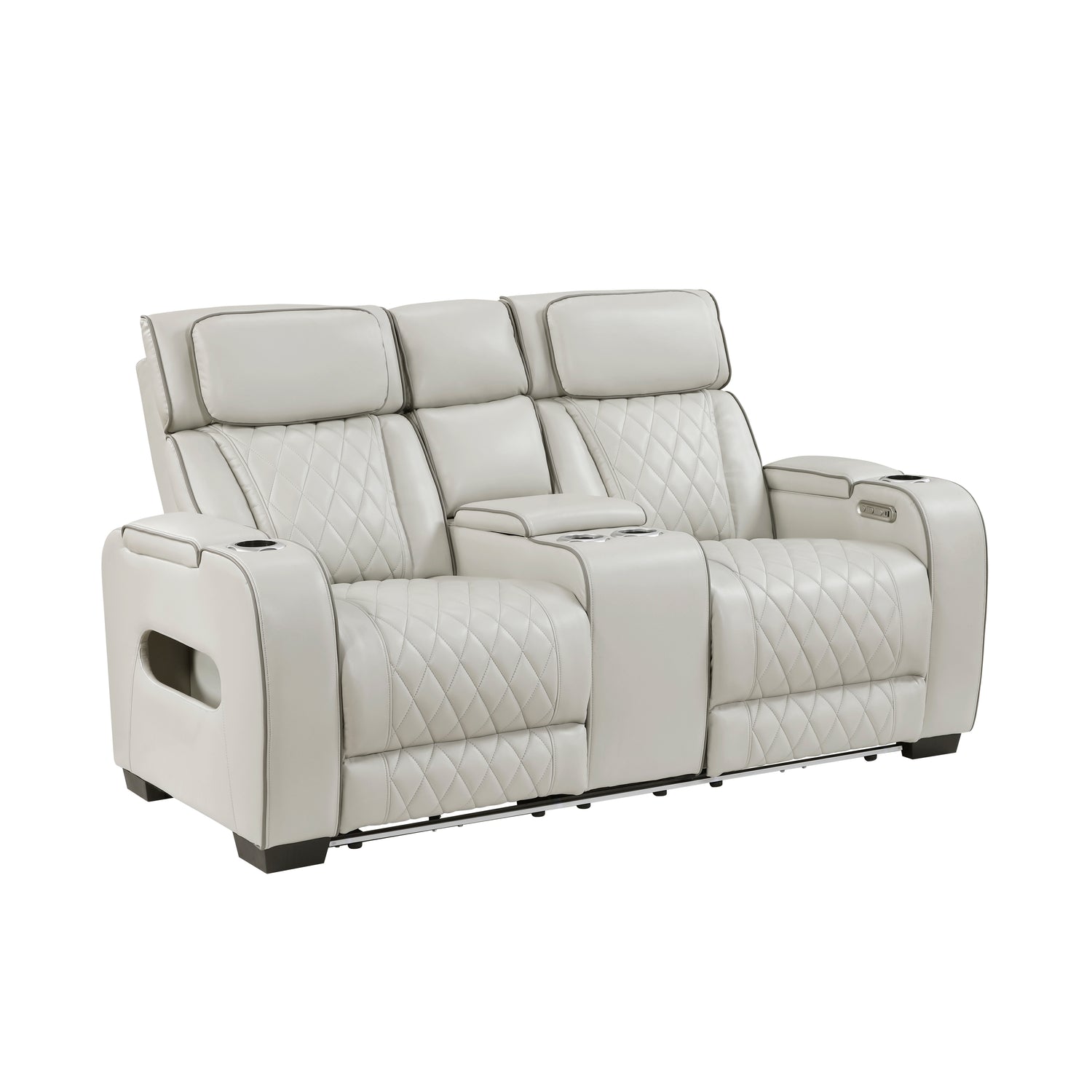 9516TPE*2PWH 2pc Set: Sofa, Love (Power) - 9516TPE*2PWH