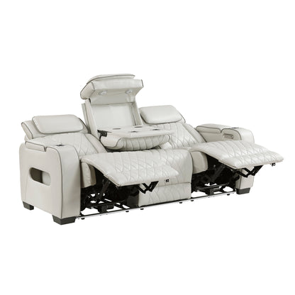 9516TPE*2PWH 2pc Set: Sofa, Love (Power) - 9516TPE*2PWH