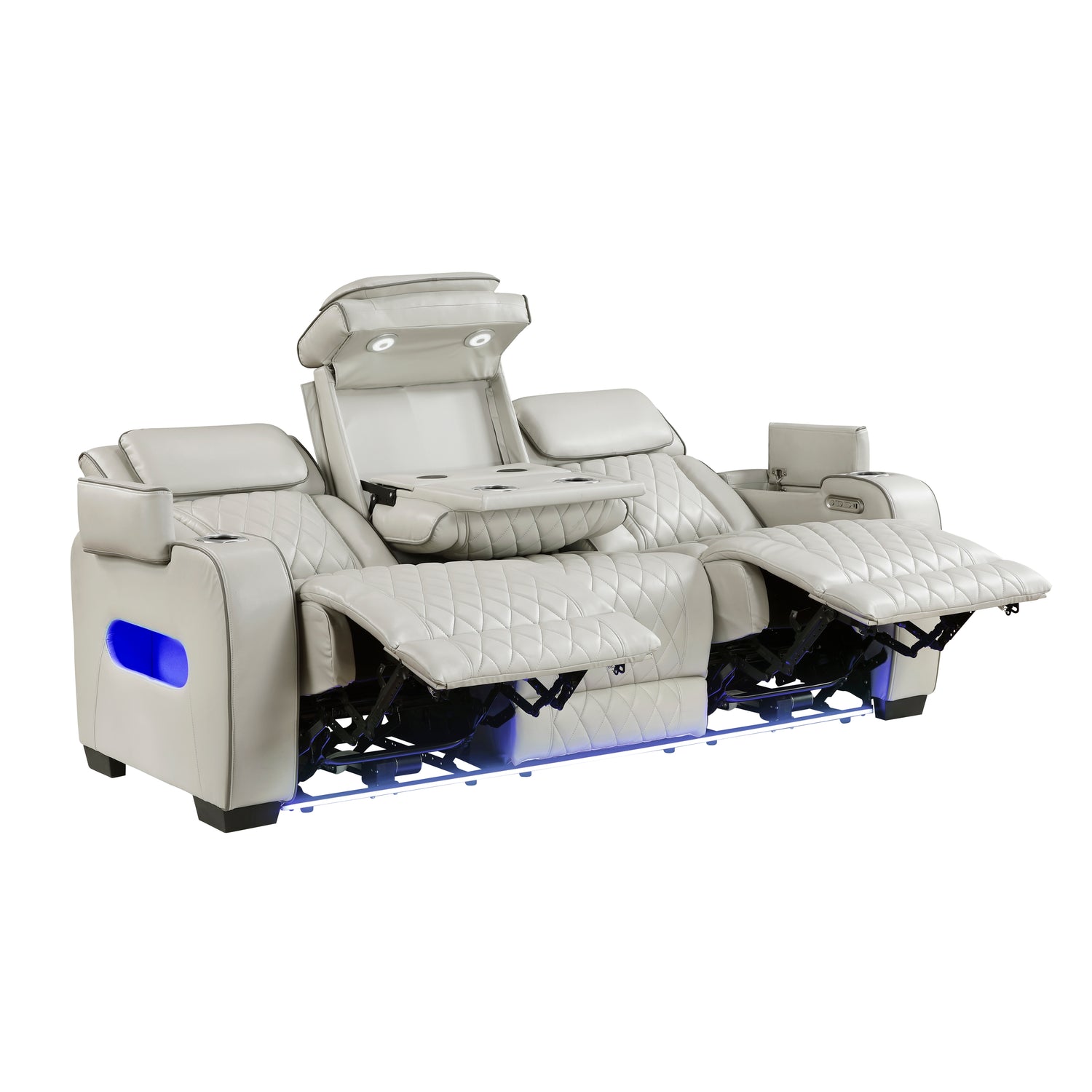 9516TPE*2PWH 2pc Set: Sofa, Love (Power) - 9516TPE*2PWH
