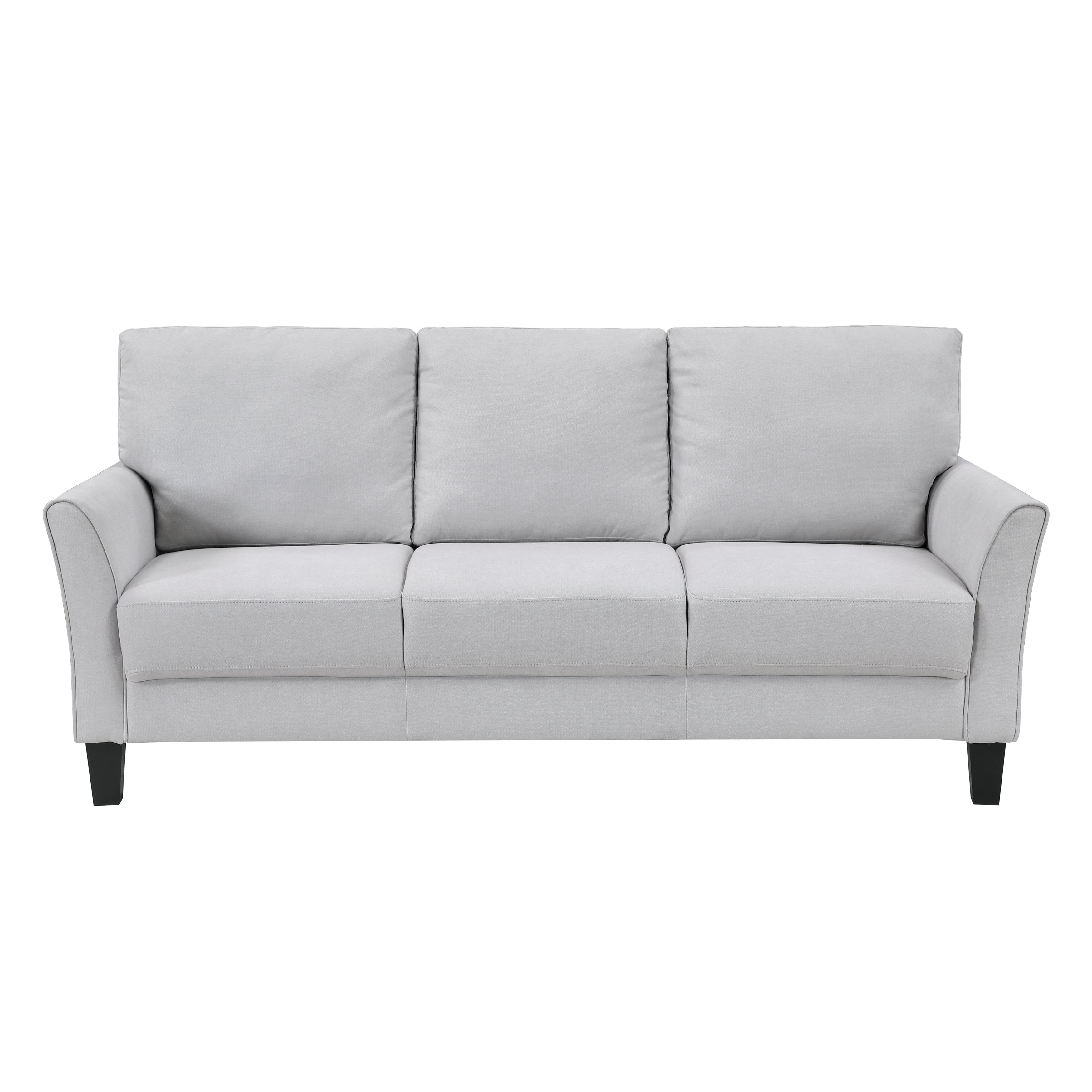 9519GRY*2 2pc Set: Sofa, Love - 9519GRY*2