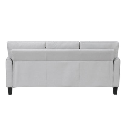 9519GRY*2 2pc Set: Sofa, Love - 9519GRY*2