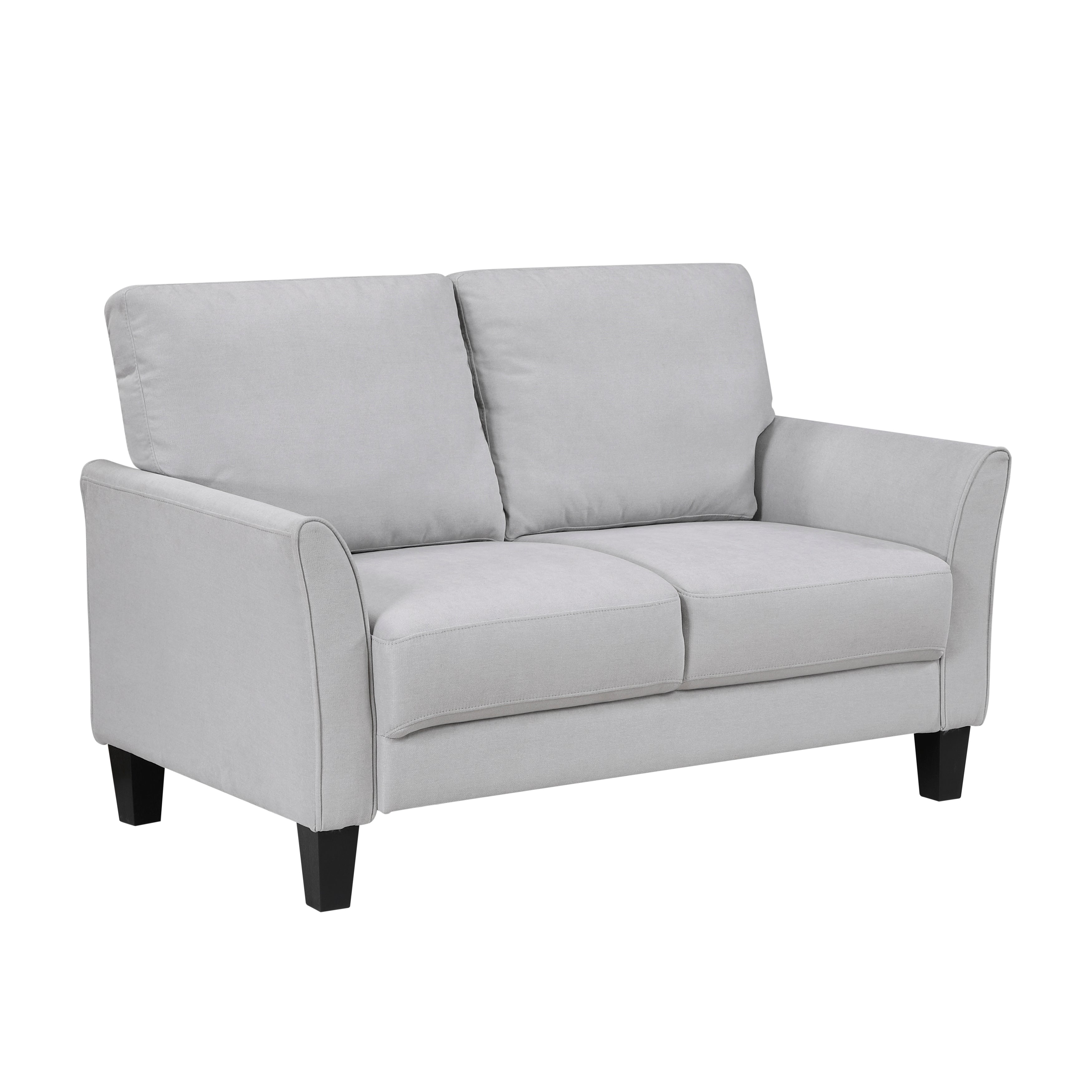 9519GRY*2 2pc Set: Sofa, Love - 9519GRY*2