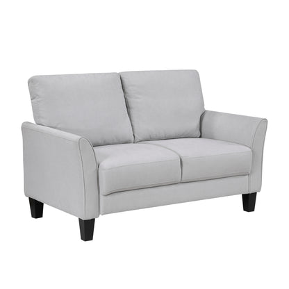 9519GRY*2 2pc Set: Sofa, Love - 9519GRY*2