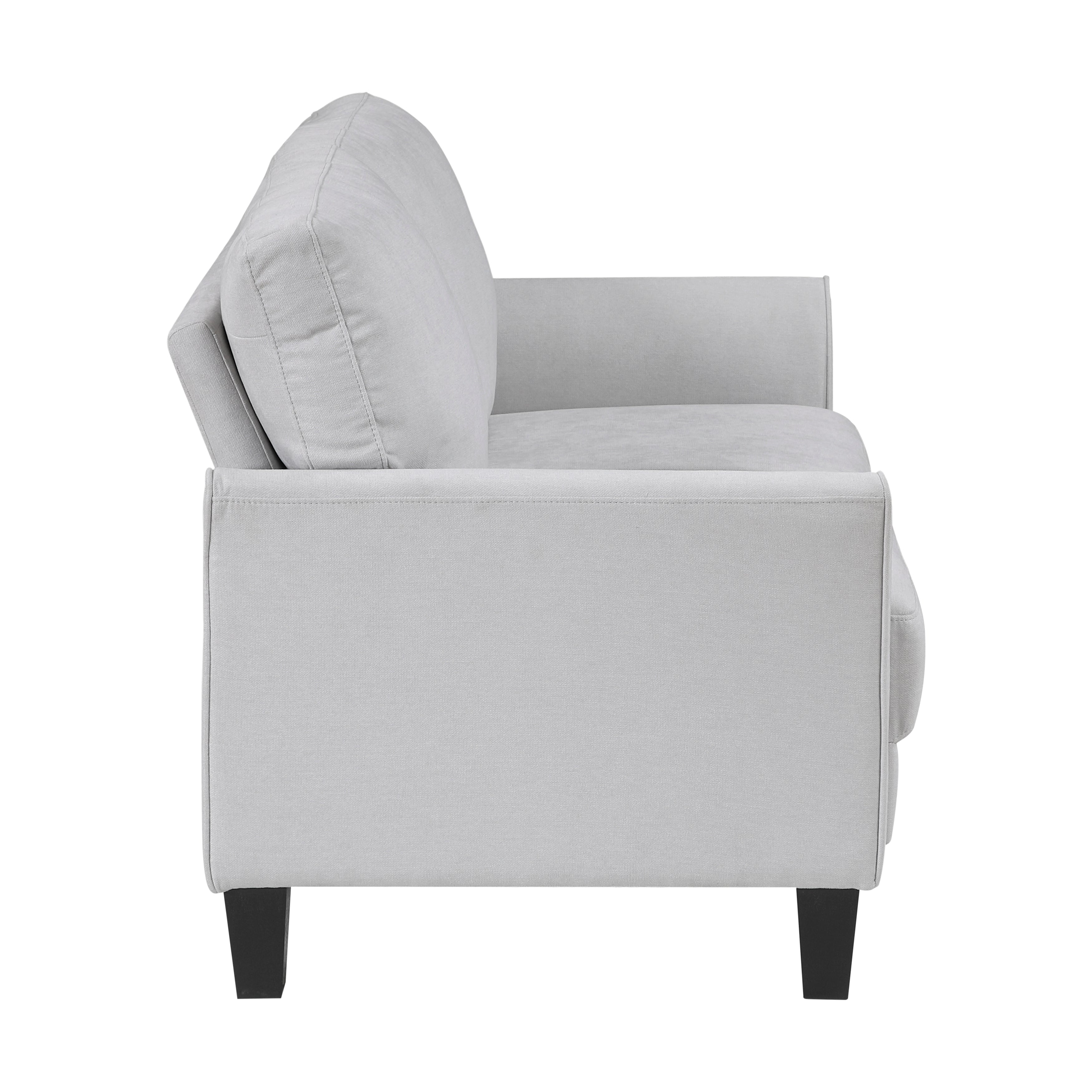 9519GRY*2 2pc Set: Sofa, Love - 9519GRY*2