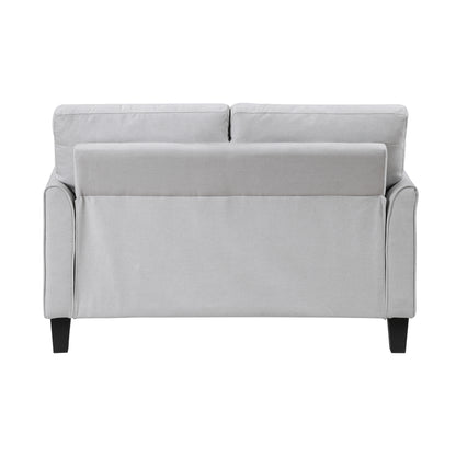 9519GRY*2 2pc Set: Sofa, Love - 9519GRY*2
