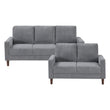 9520GRY*2 2pc Set: Sofa, Love - 9520GRY*2