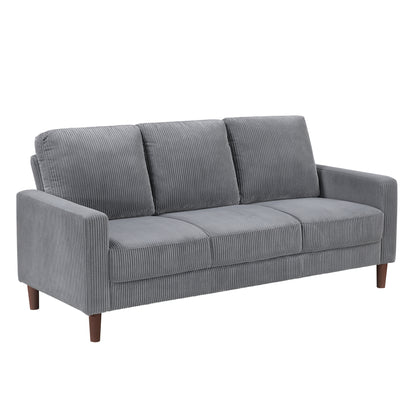 9520GRY*2 2pc Set: Sofa, Love - 9520GRY*2