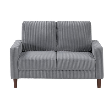 9520GRY*2 2pc Set: Sofa, Love - 9520GRY*2
