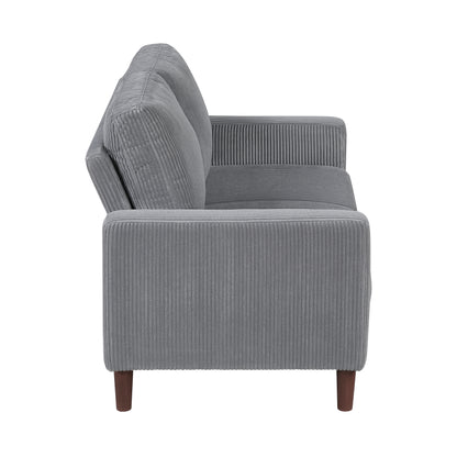 9520GRY*2 2pc Set: Sofa, Love - 9520GRY*2