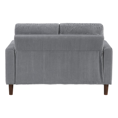 9520GRY*2 2pc Set: Sofa, Love - 9520GRY*2