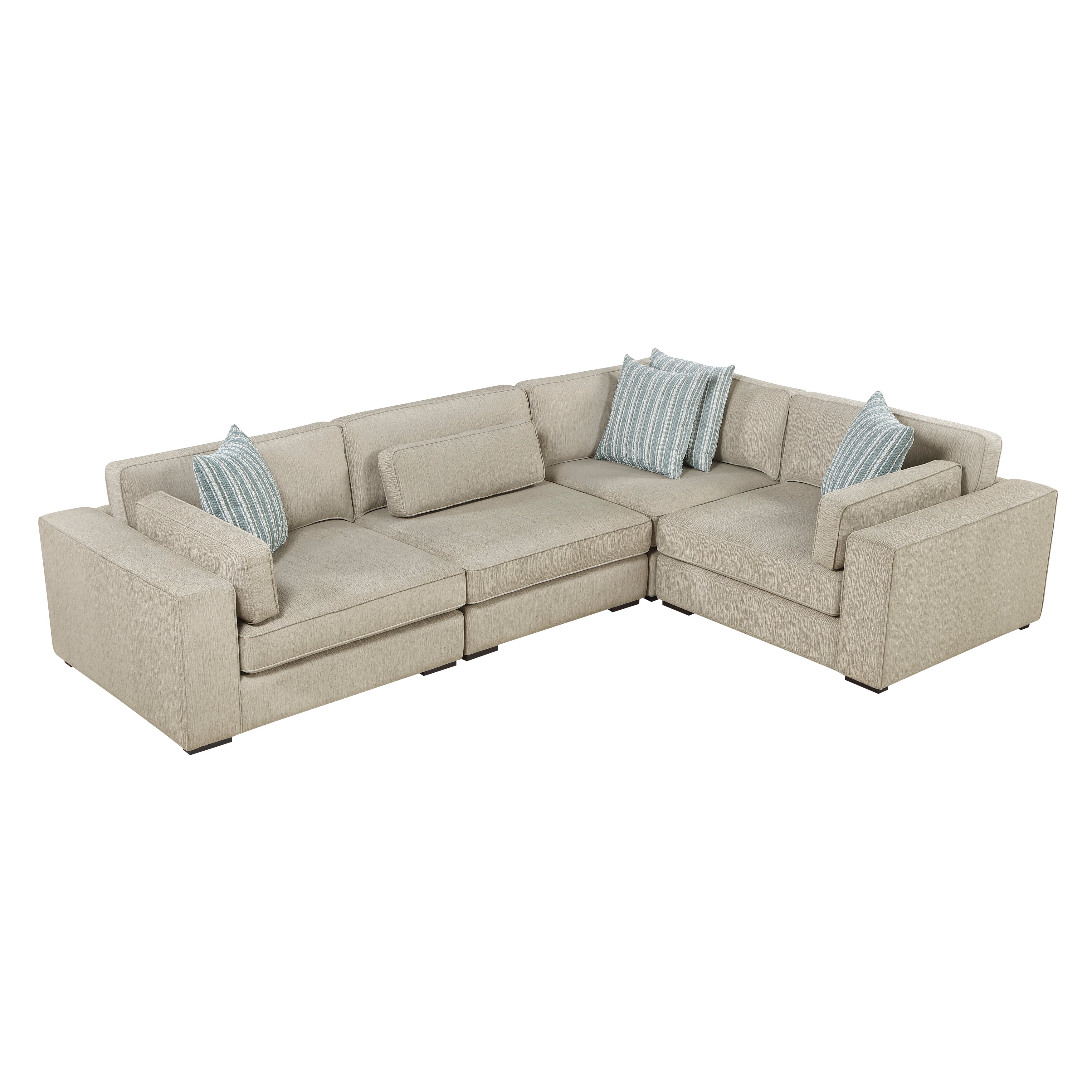 9535PT*41L1R (4)4-Piece Sectional - 9535PT*41L1R