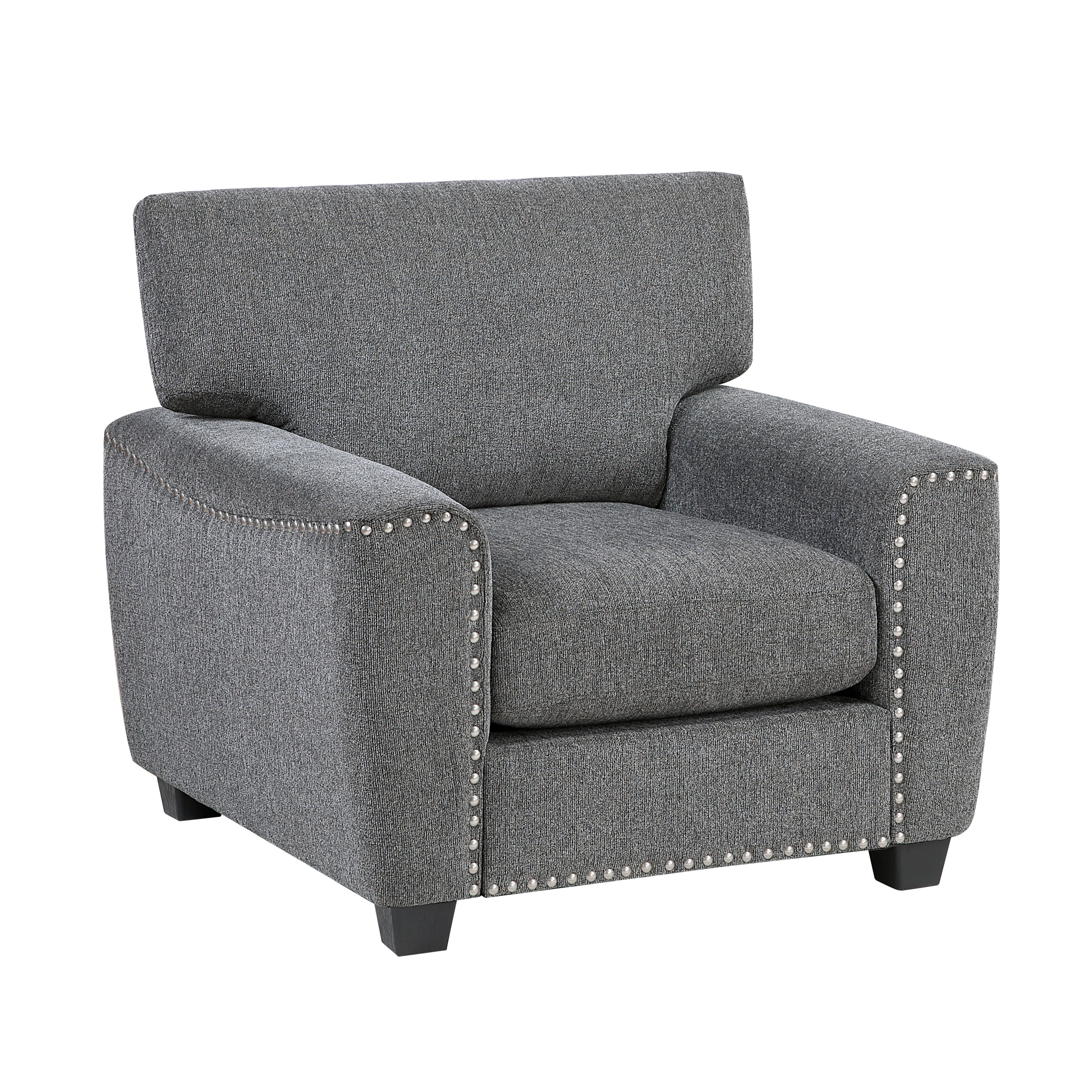 Isabel Dark Gray Living Room Set from Homelegance - Luna Furniture