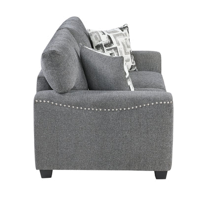 Isabel Dark Gray Living Room Set from Homelegance - Luna Furniture