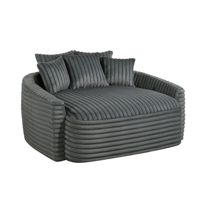 9539DGY-5* (2)Oversized Chaise Lounge - 9539DGY-5*
