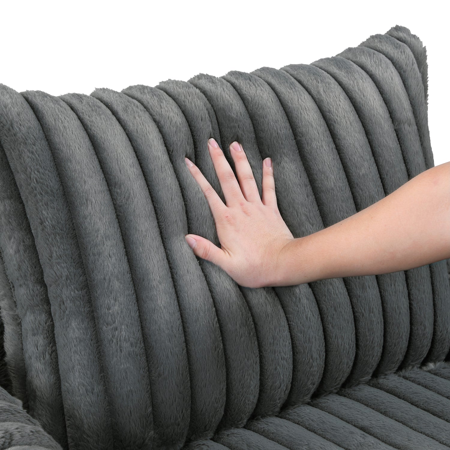 9539DGY-5* (2)Oversized Chaise Lounge - 9539DGY-5*