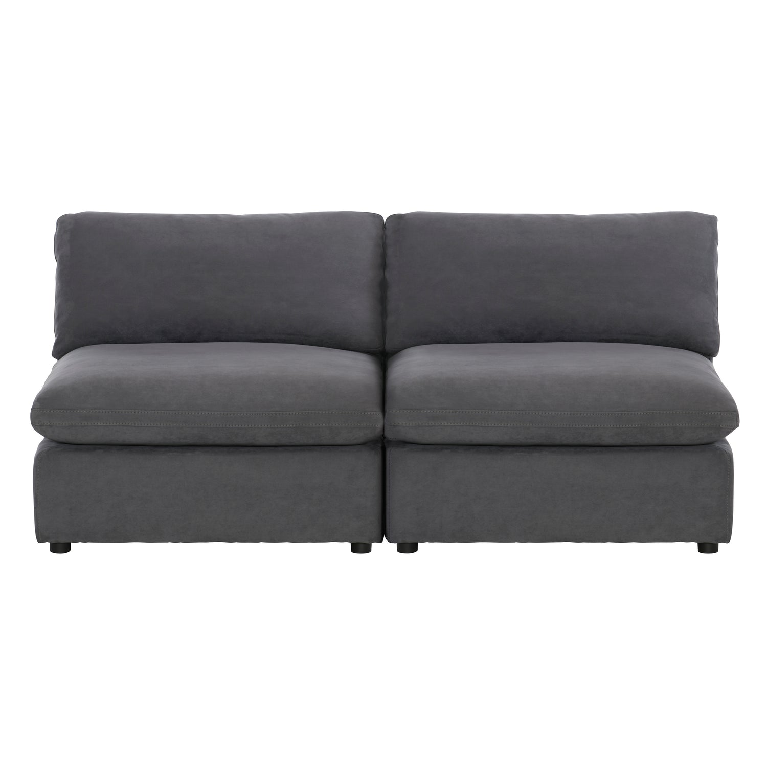 9546GY-2AC* (2)Armless Love Seat - 9546GY-2AC*