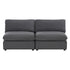 9546GY-2AC* (2)Armless Love Seat - 9546GY-2AC*