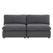 9546GY-2AC* (2)Armless Love Seat - 9546GY-2AC*