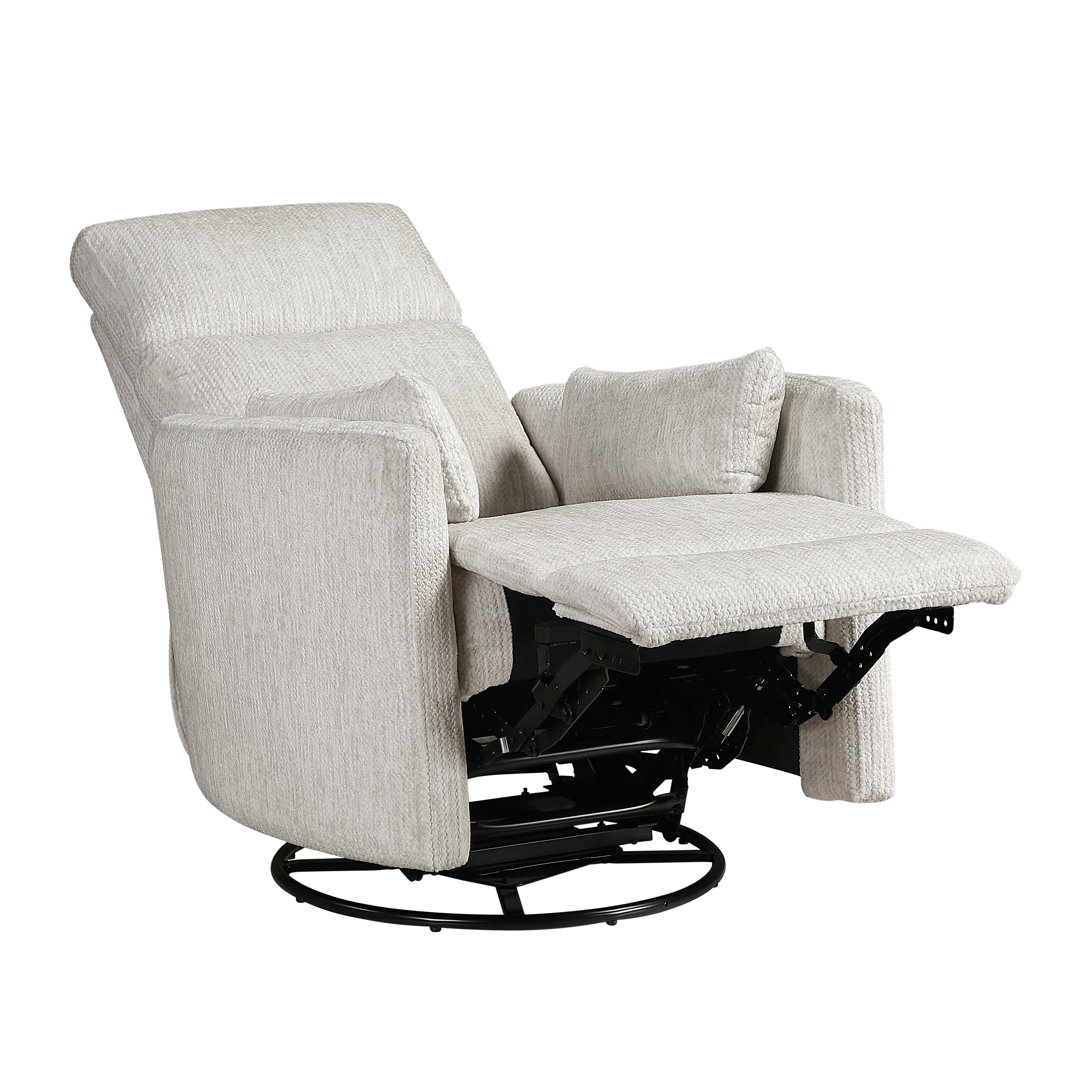 9555BEG-1SW Swivel Glider Reclining Chair - 9555BEG-1SW