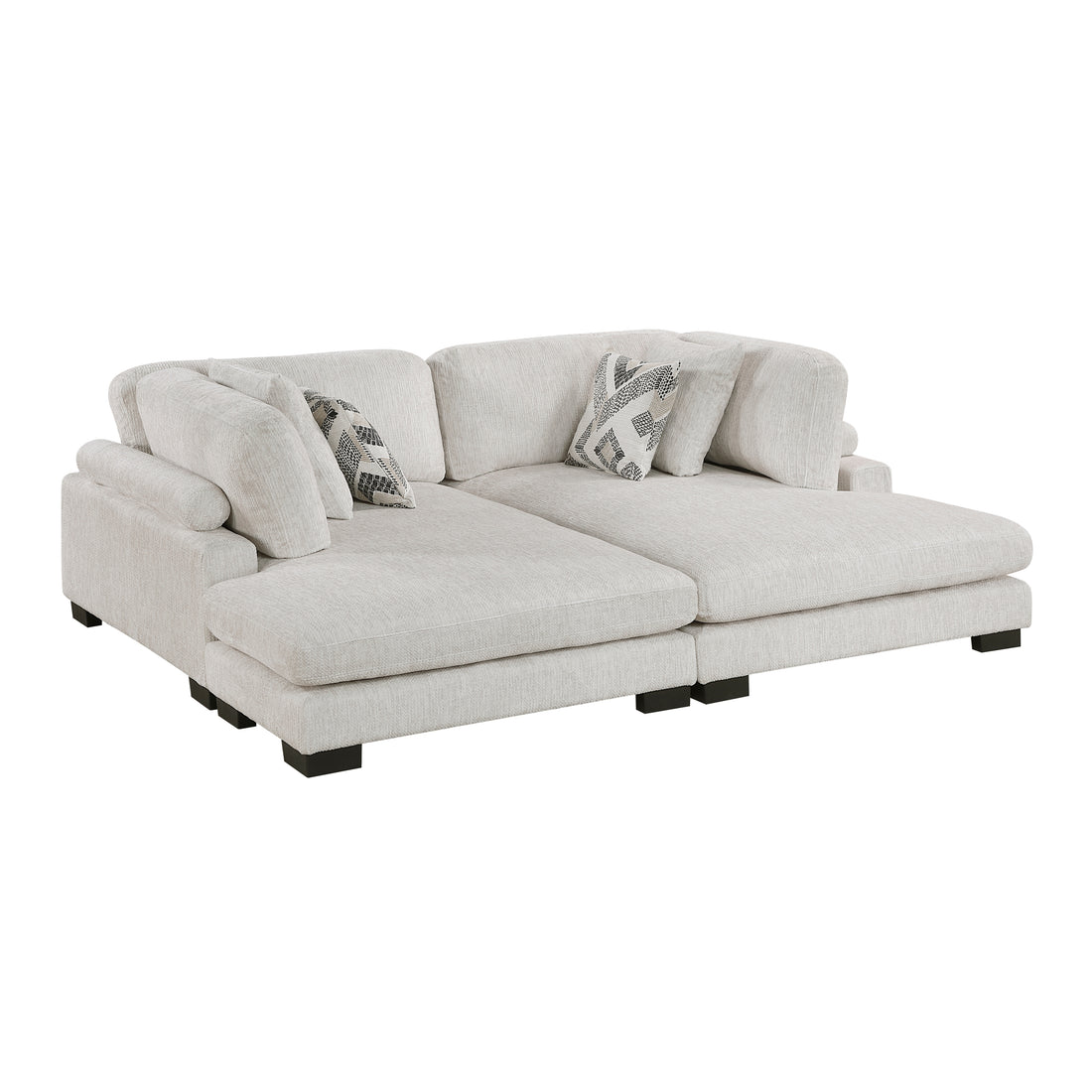 9555BEG*2VC (2)2-Piece Chaises - 9555BEG*2VC