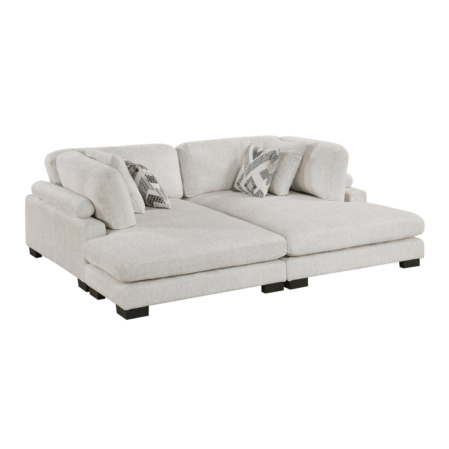 9555BEG*2VC (2)2-Piece Chaises - 9555BEG*2VC